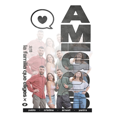 Camisetas únicas para amigos personalizadas con vuestra foto y nombres