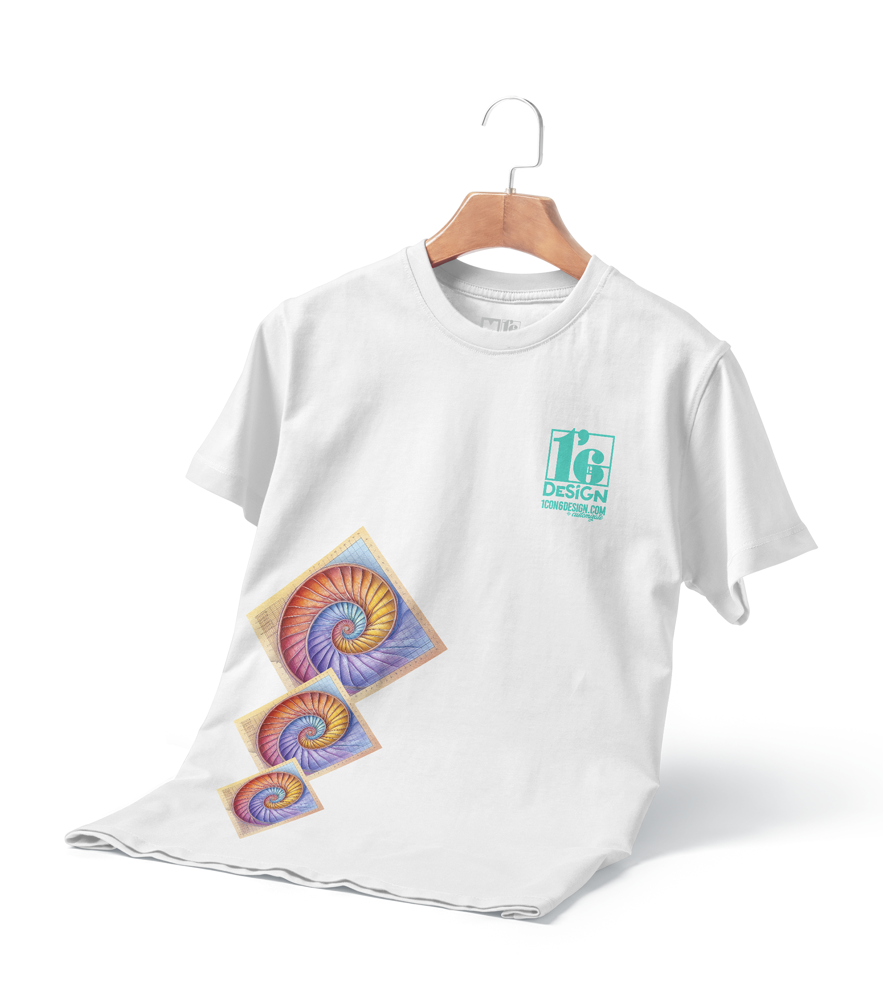 Camiseta en percha personalizada