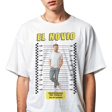 Camisetas con entrega en 24/48h en manga corta, personalizadas con tu foto y frase