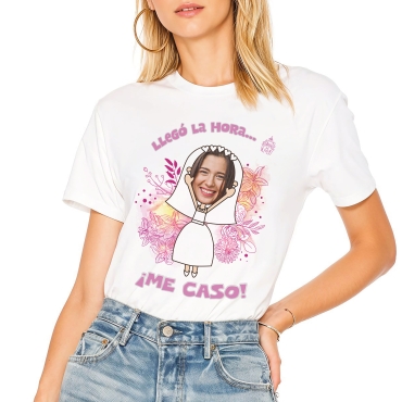 Camisetas con entrega en 24/48h en manga corta, personalizadas con tu foto y frase