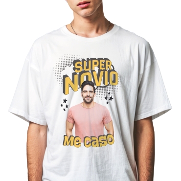 Camisetas con entrega en 24/48h en manga corta, personalizadas con tu foto y frase
