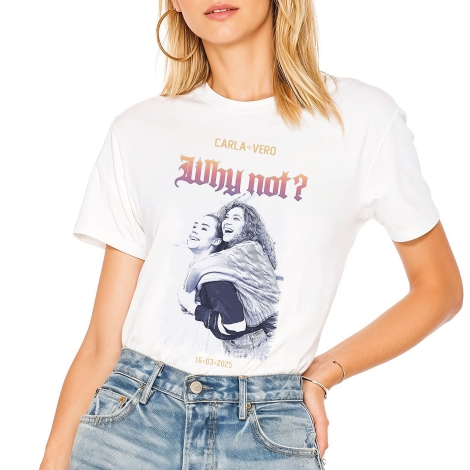 Camisetas con entrega en 24/48h en manga corta, personalizadas con tu foto y frase