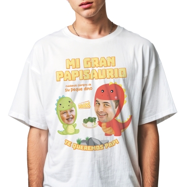 Camisetas con entrega en 24/48h en manga corta, personalizadas con tu foto y frase